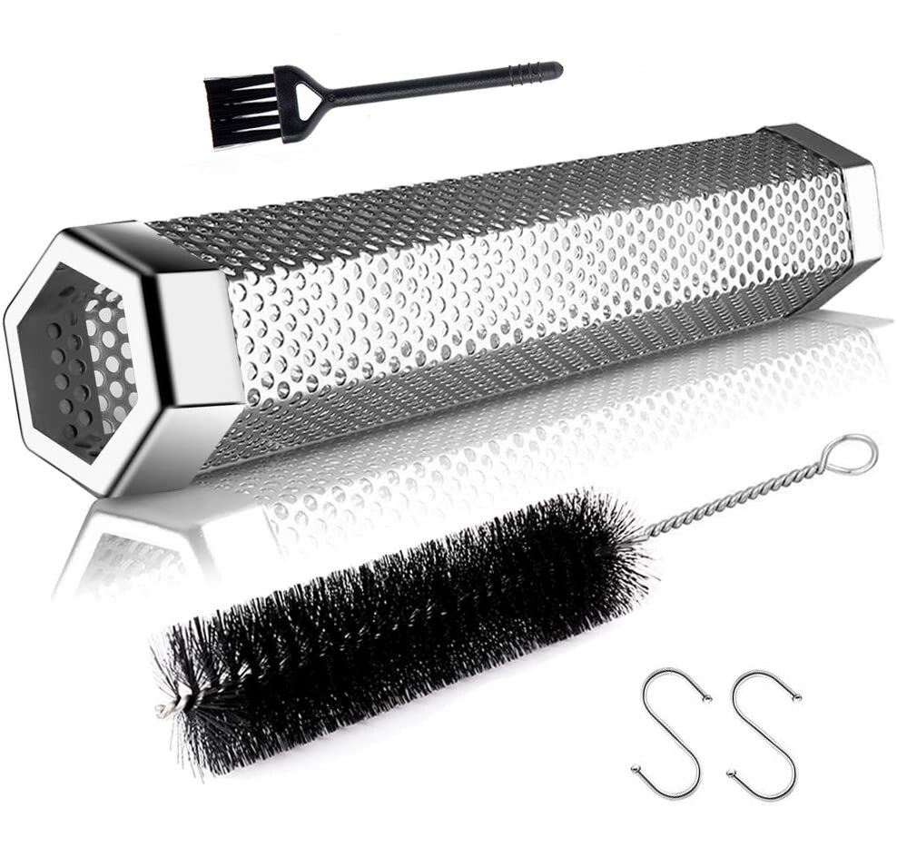 12 inchs premium Pellet Smoker Tube, Portable 304 Stainless steel smoker tube for Any Grill