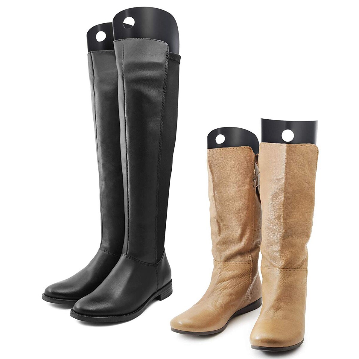 Boot Shaper Form Inserts Tall Boot Support For Women And Men, 8 Pieces For 4 Pairs Of Boots