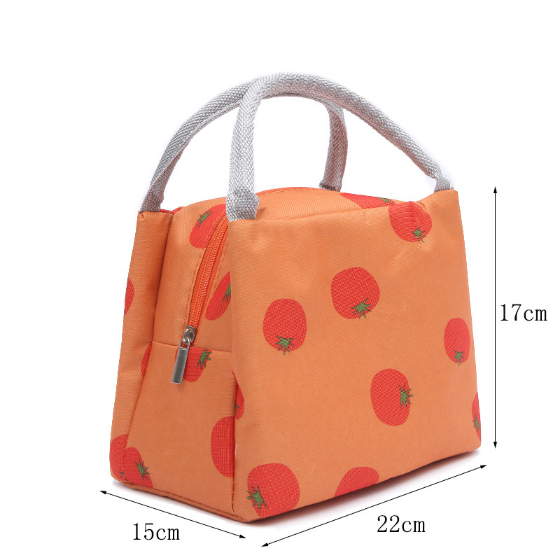 PURDORED-Bolsa de almuerzo de Color sólido para mujer, bolsa térmica con aislamiento térmico, ideal para el almuerzo, ideal para niños, 1 unidad