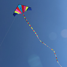 10 Meter Regenboog Bar Vlieger Staart Voor Delta Kite Stunt Kite Kids Kite Accessoires Speelgoed Kleurrijke Kinderen Outdoor Fun Sport speelgoed