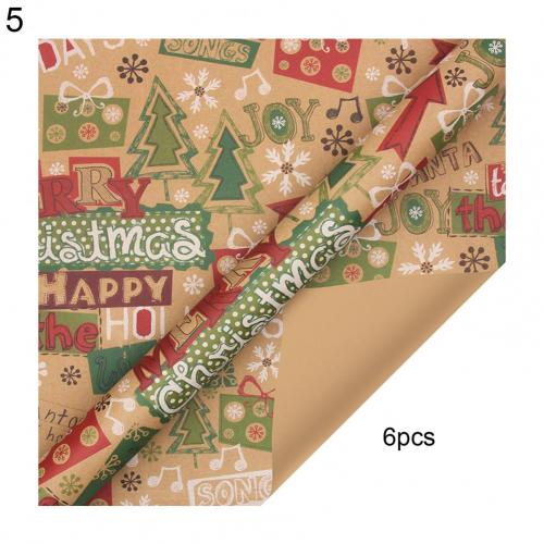 Lightweight Great Single-sided Pattern Packing Paper Paper Christmas Wrapping Paper Attractive for Home: 5