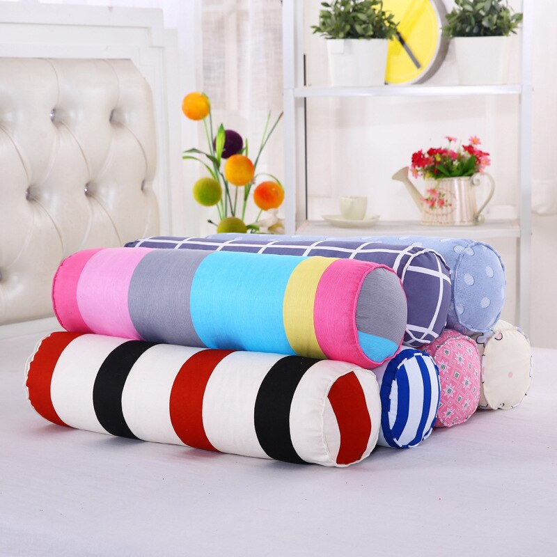 Multifunktion rund slik pude almindelig yoga pude kontor lur pude fløjl slibestof polstret bomuld sundhedspleje nakkepude