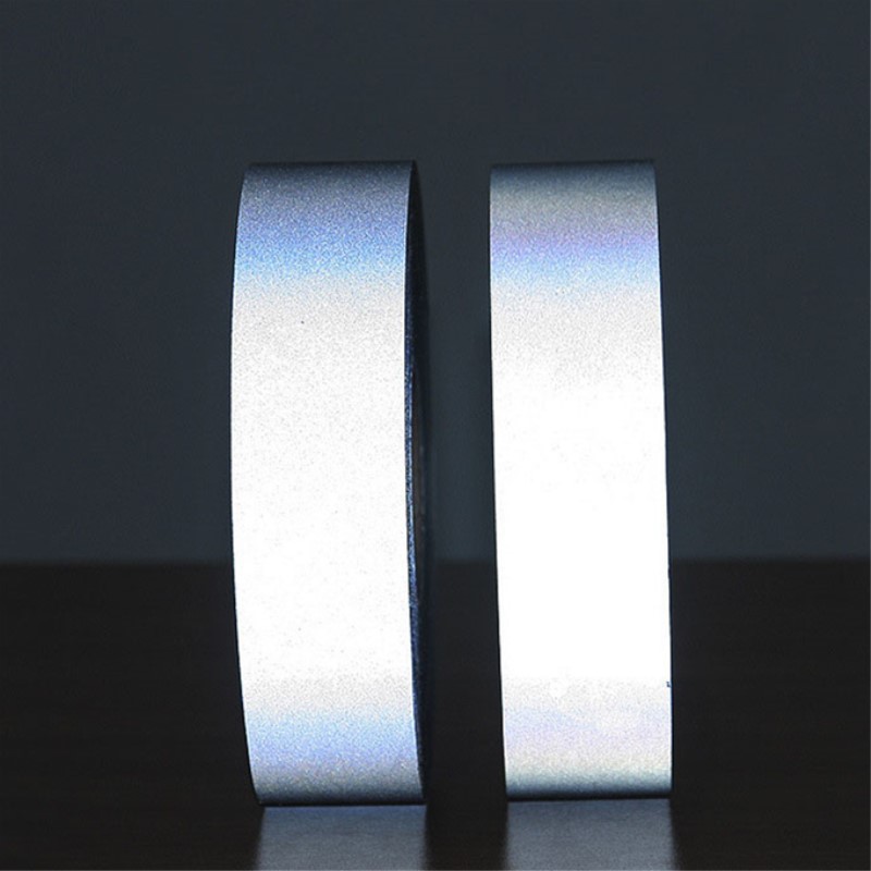 10/15/20/25Mm Warmte Overgedragen Reflecterende Tape Sticker Voor Kleding Ijzer Op Tas Schoenen Diy handgemaakte Naaien Kleden Accessoires 5Yard