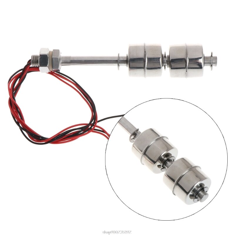 220v 10w 100mm vlotterschakelaar automatische tank vloeistof waterniveau sensor roestvrij staal  n24 20