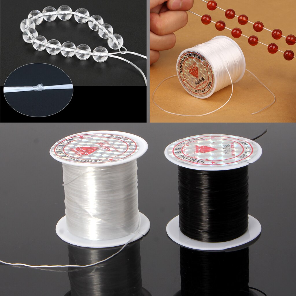 Elastische Clear Kralen Draad Stretch Polyester String Koord Voor Sieraden Maken