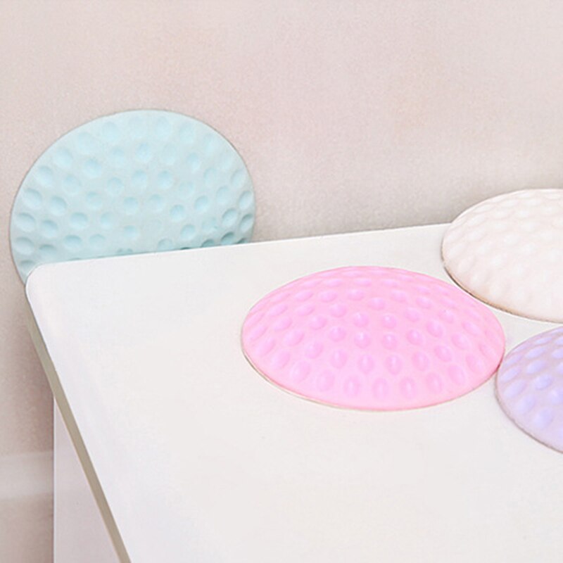 1 pièces muet Protection de sécurité poignée de porte mur Crash épaississement autocollants tampons de Protection mur bouton Mat directe