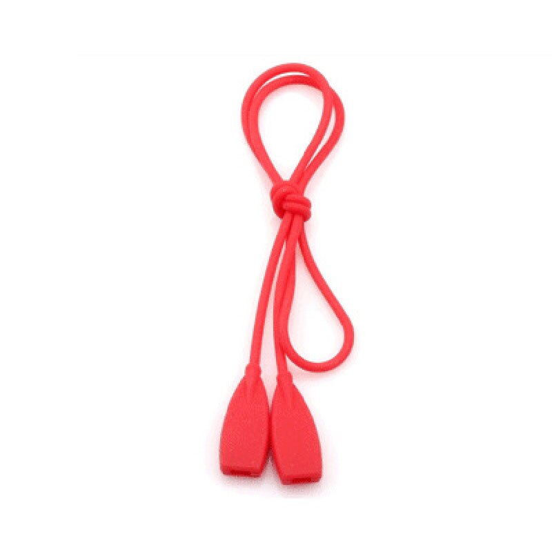 Brillenkoord ketting verstelbare zonnebril siliconen brillenkoord lanyard houder antislip brillenkoord brillen accessoire: Rood