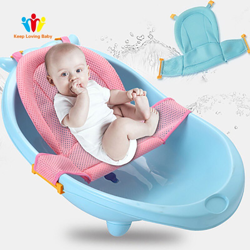 Baby Bad Baby Kids Bad Douche Netto Verstelbare Pasgeboren Baden Bad Seat voor baby care bad badkuip ondersteuning