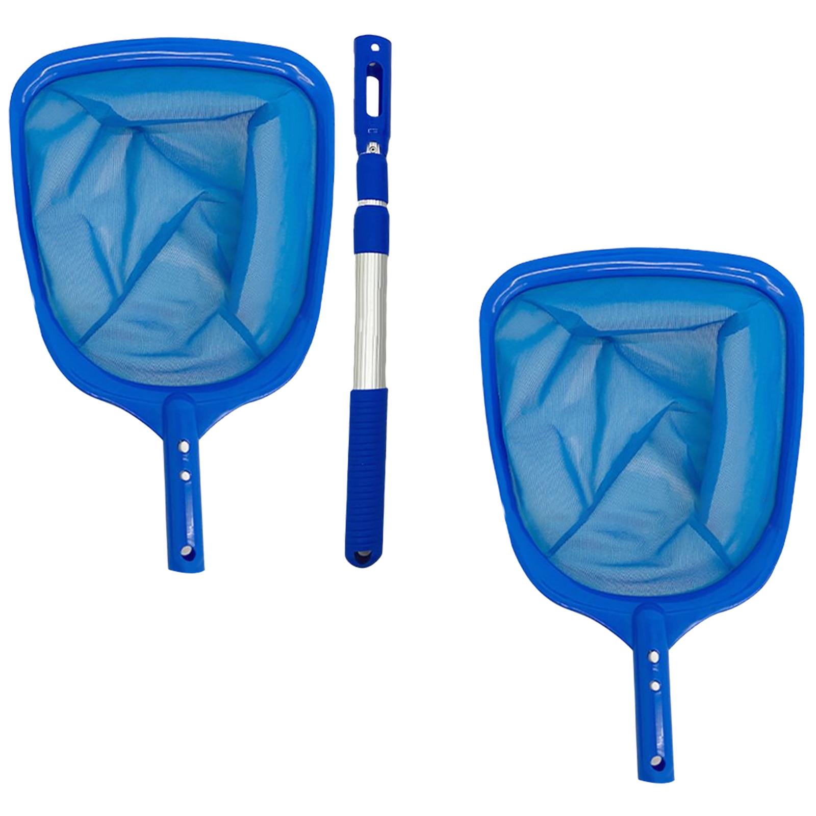 Swimming Pool Cleaner Accessories Adjustable Pole for Spas Fountains above or In-Ground Pools Tub Removing Leaves &amp; Debris