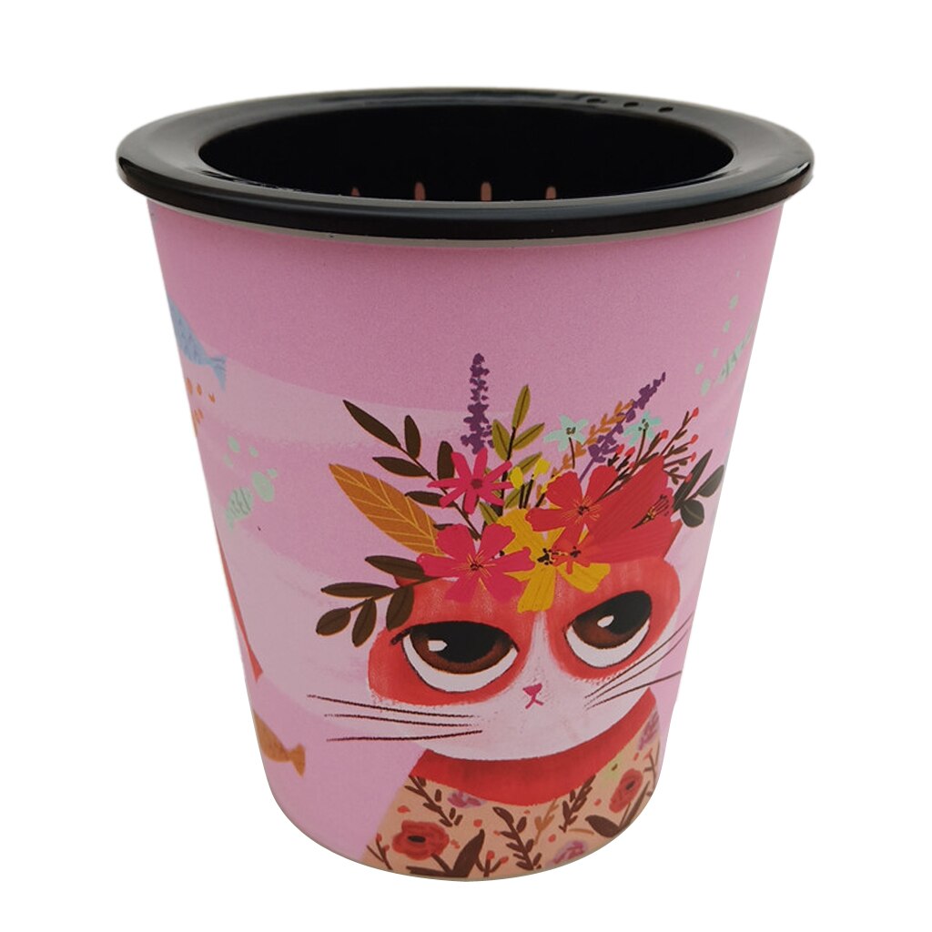 Self Watering Planter Wicking Pots for Indoor Golden Ivy, African Violet, Ocean Spider Plant, Orchid: Cat
