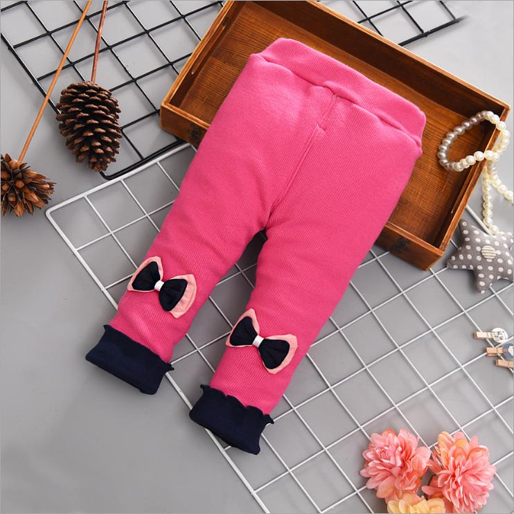 Bebis flickor varma leggings barn vinterbyxor för flicka småbarn tjock sammet söta barn kashmir byxor spädbarn bomullsbyxor 3t