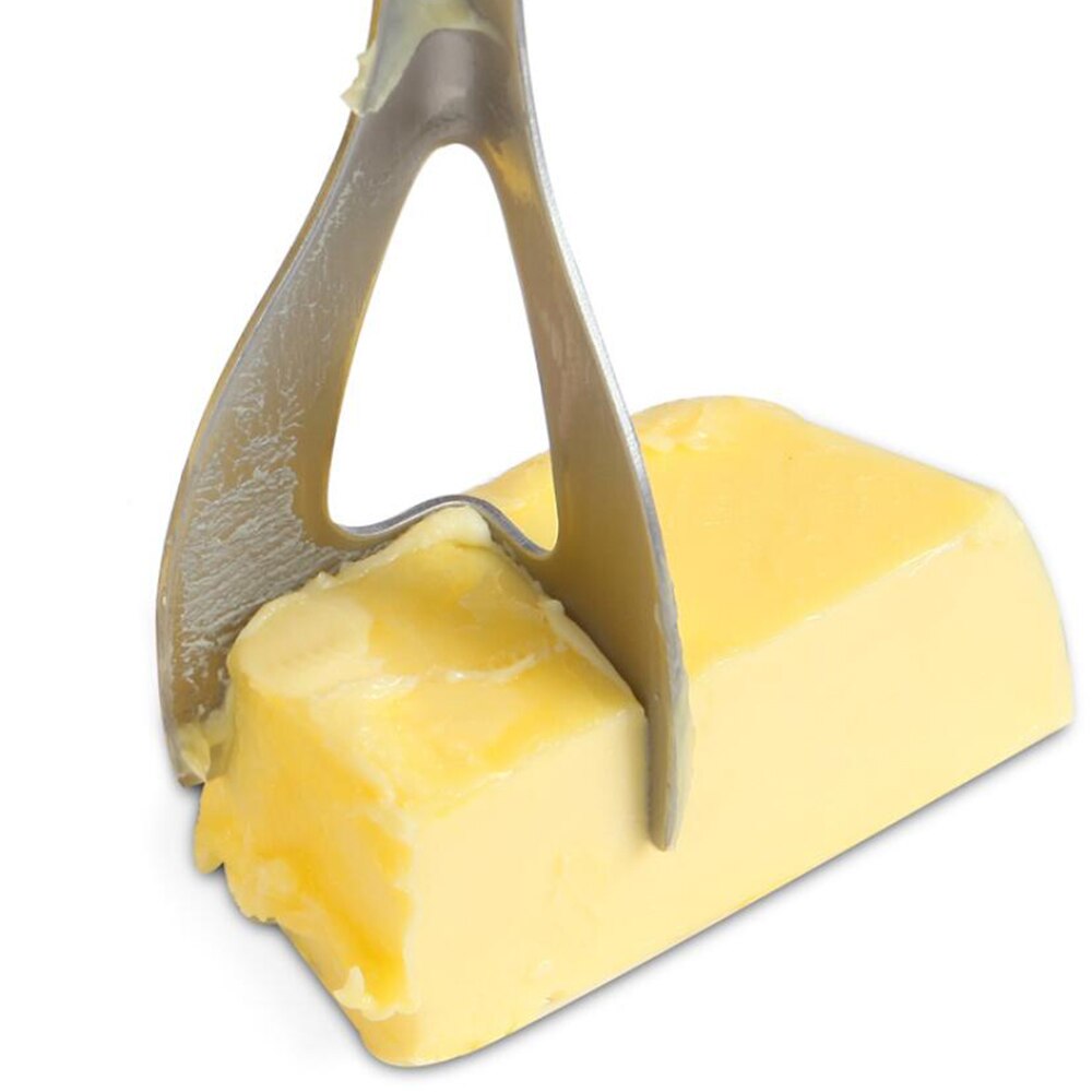 1PC 14cm Stainless Steel Cheese Cutter Slicer Food Grade Cheese Butter Cutter Cake Spatula Cheese Tool 45gA