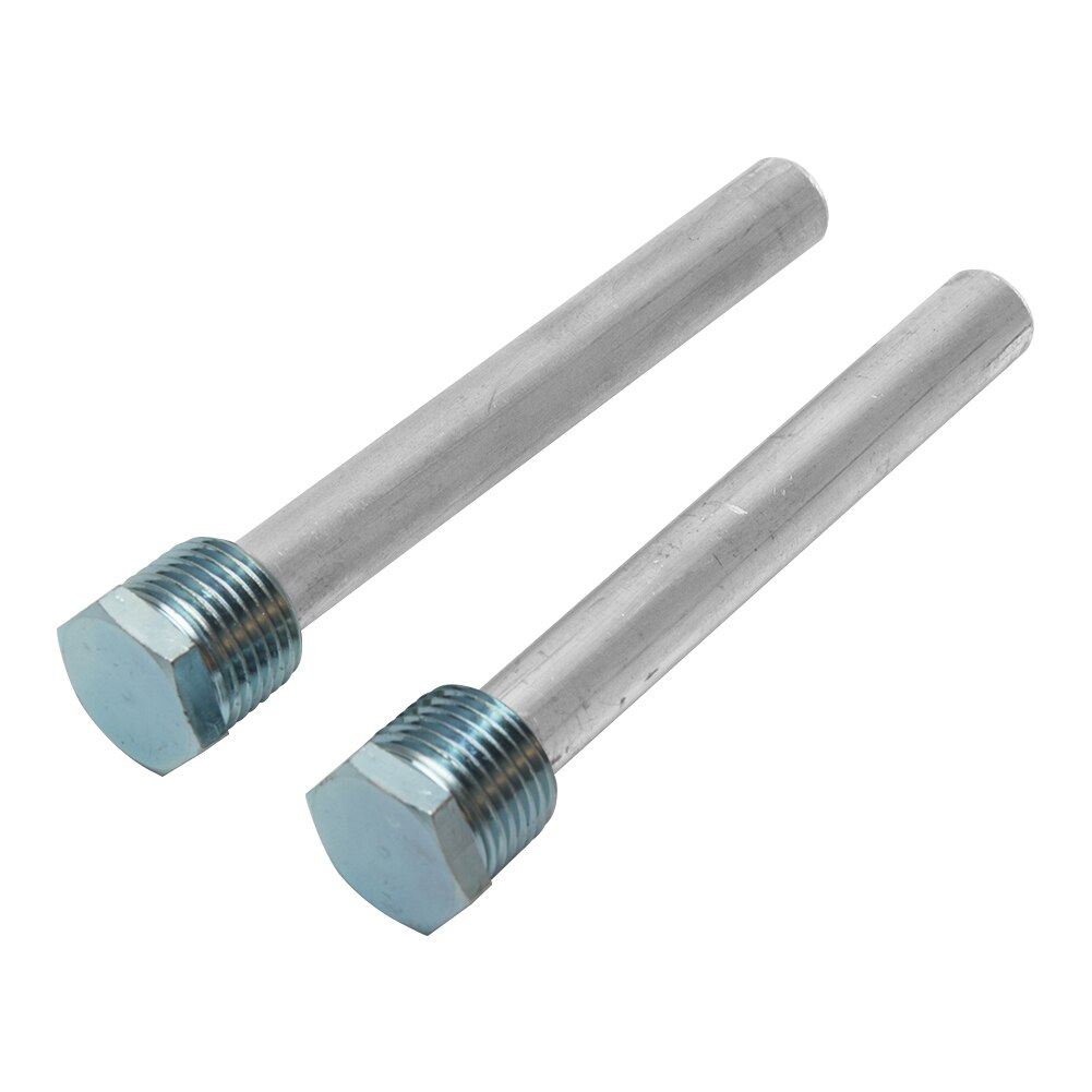 2 st antikorrosion för rv släpvattenberedare 4.5 tums tankbytesdelar universal bar skyddande magnesiumanodstång