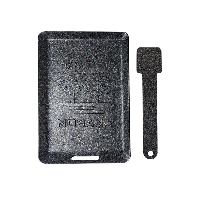 Quadratische Antihaft-Bratpfanne Set tragbare Camping Omelette Pfanne Mini rauchfreie Induktion grill Pfanne Gasherd Backblech für Camp