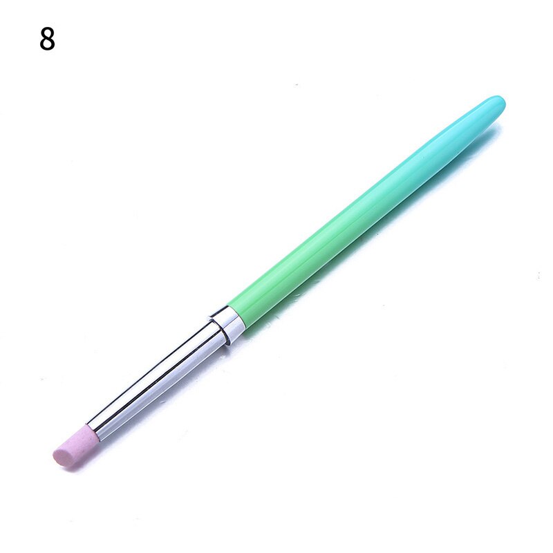 1 Uds delineador de gel uv pintura brocha rosa dorada Color portátil dibujo bolígrafo cepillo de uñas mango manicura uñas arte herramienta de: 13