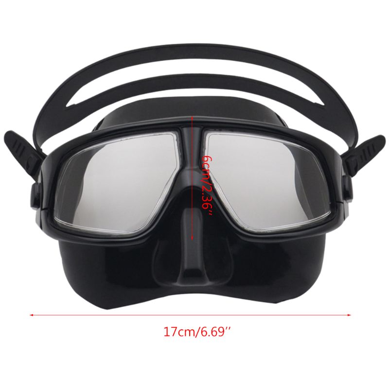 Adult Scuba Diving Mask Silicone Freediving Goggles Underwater Salvage Mask XXUF