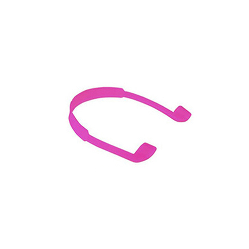 Zilead Siliconen Brillen Strap Kinderen Bril Veiligheid Band Retainer Zonnebril Band Cord Holder Sportbrillen Touw: Rose Red