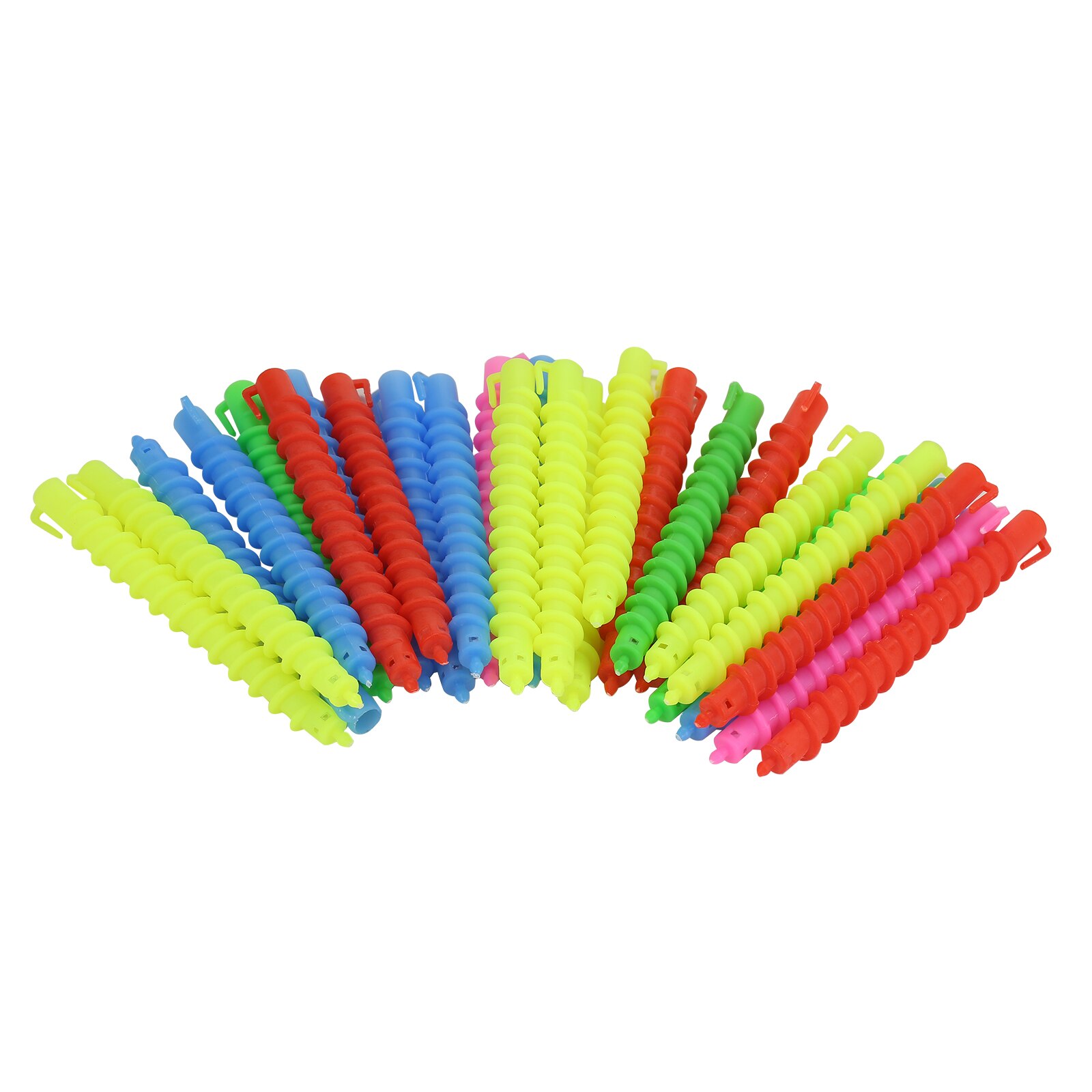 26Pcs Spiral Hair Perm Rod Spiral Rod Barber Hairdressing Hair Roller Curler Hairdressing Maker Styling Tool for Women and Girls