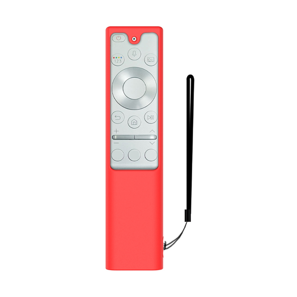 Funda protectora para Control remoto de TV inteligente, carcasa suave de silicona para Samsung Smartone3 TV serie BN59-01357 TM1990C: Red