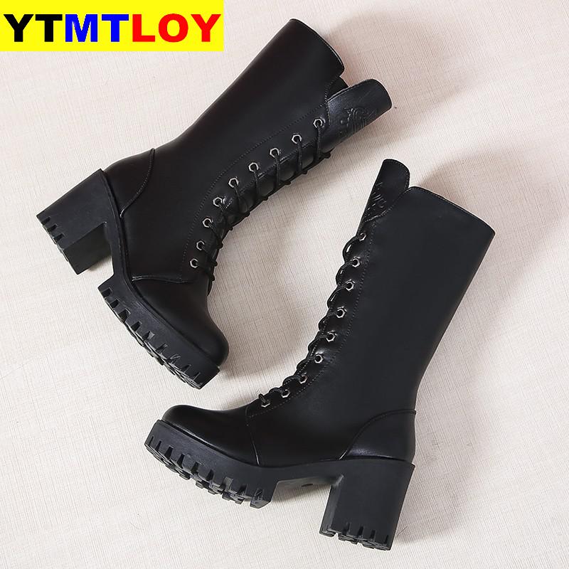 Warm Winter shoes Waterproof Super star shoes Mid calf Boots for women Non slip Boots Size 35-41