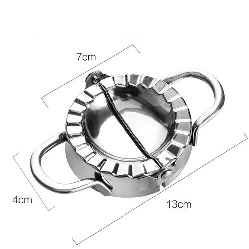 Household dumplings 304 stainless steel pressure dumplings skin mold hand push cut dumpling machine kitchen tools ZP3021353: B