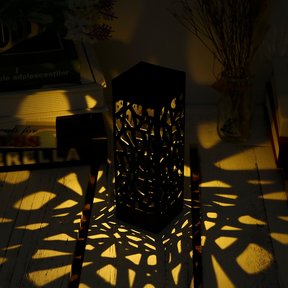 Solar Lawn Light Decoration Garden Hollow Lawn Lamp Outdoor Soalr Garden Lights Pathway Light Waterproof led Solar Garden Light