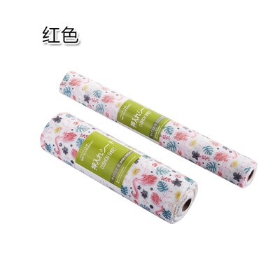 Køkken tegnefilm flamingo olietæt pude hjem garderobe vandtætte skabe skuffemåtte skab pad bordmåtte: Rød / 200 x 45cm