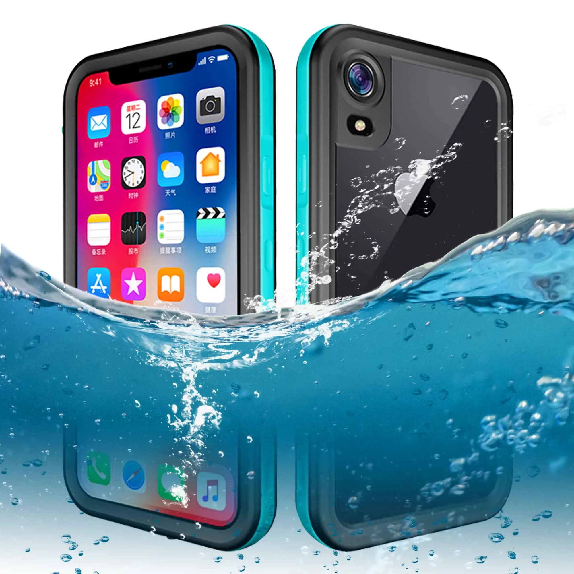 IP68 Waterproof Case For iPhone 6 6S 7 8 SE ShockProof 360 Full Cover Swim Diving Underwater Case For iPhone X XS XR XS Max