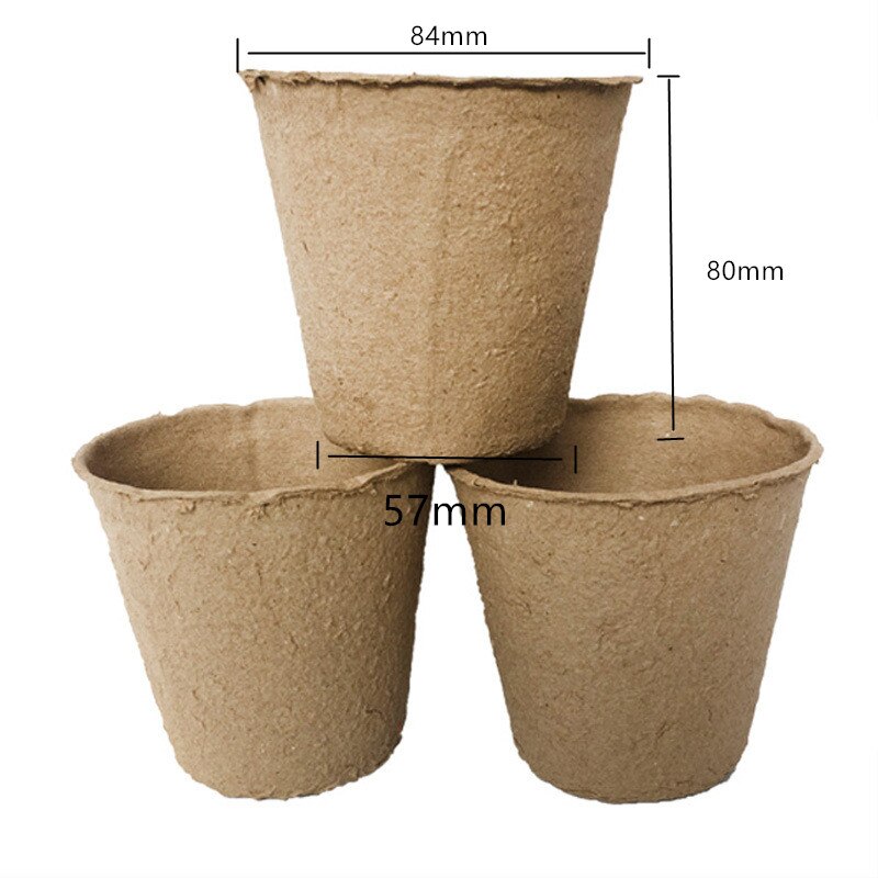 Flower Pot Trays Bamboo Display Square Round Flower Rack Micro Plant Holder Stander Receive Water for Office Garden Decoration: 1PC Nursery pot