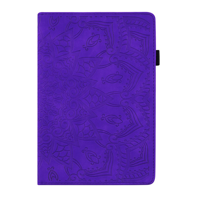 Cover For Huawei Mediapad M6 10.8 inch SCM-W09 SCM-AL09 SCM-AL00 Classic Flower Leather Case For Huawei M6 Pro 10.8" Cover Cases: Purple