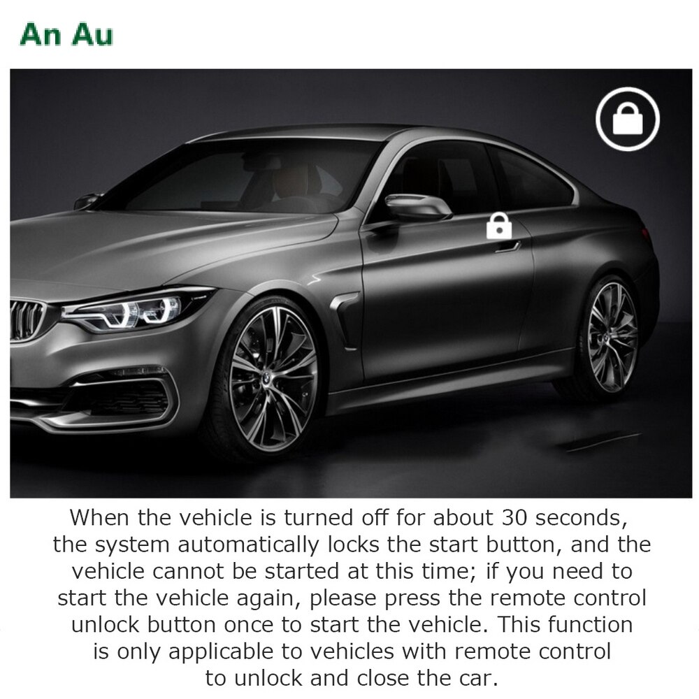 Car Engine Push Start Button Ignition Starter Keyless Engine Start Stop Push Button Start Stop Button Remote Engine Start