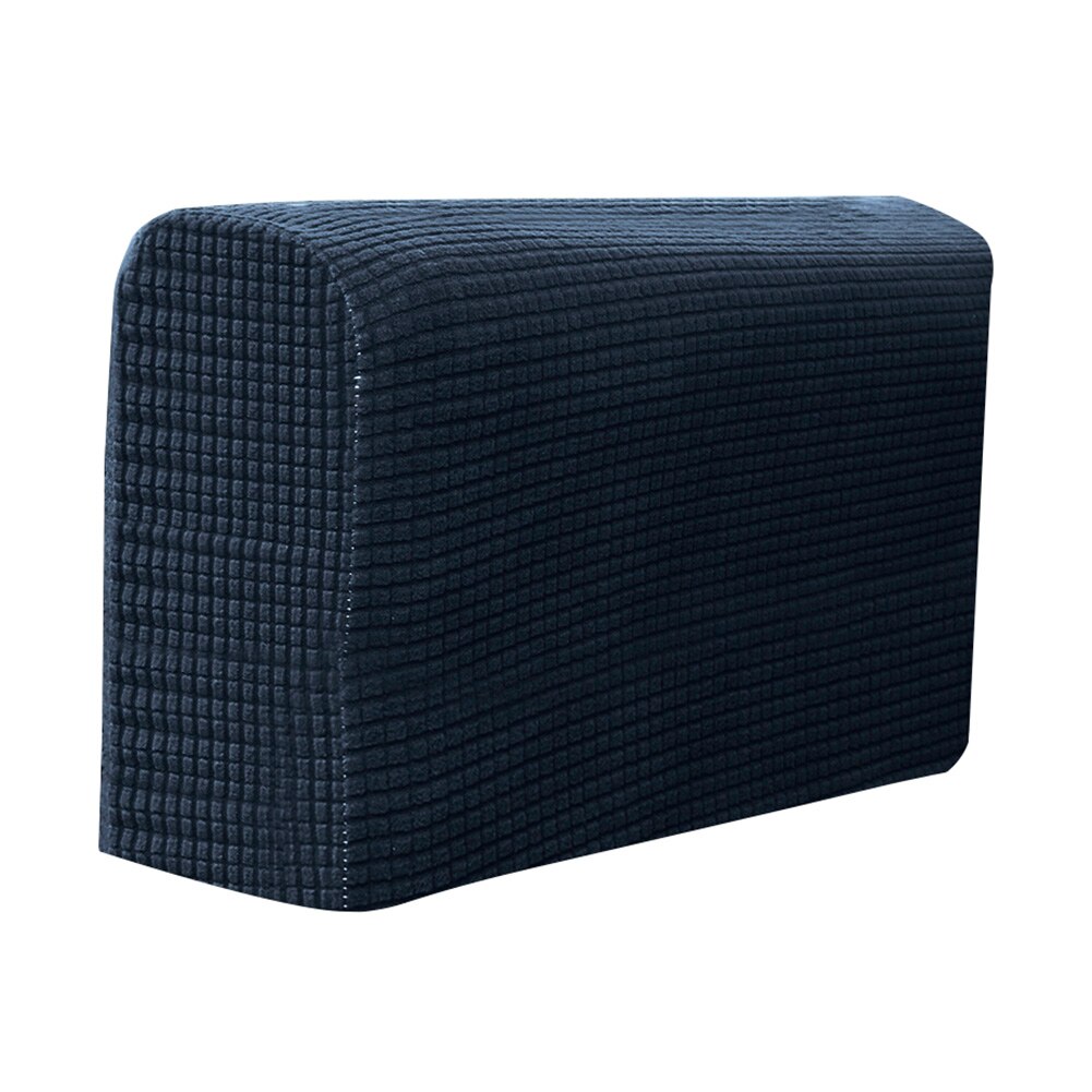 2 Pcs Sofa Furniture Armrest Covers Couch Chair Arm Protectors Stretchy for Home SDF-SHIP: Navy Blue