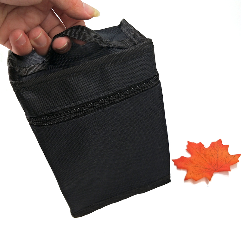 Hålla 36/48/60/80 st markörpennväska stor kapacitet svart vik konst markörer blixtlås canvas förvaring pennfodral pennask