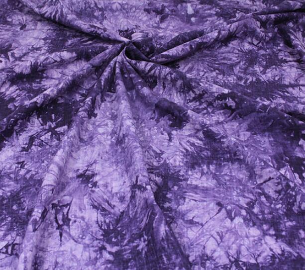 cotton linen tie dye tissue coat fabric women coat dress material: 3 / 50cm X 145cm