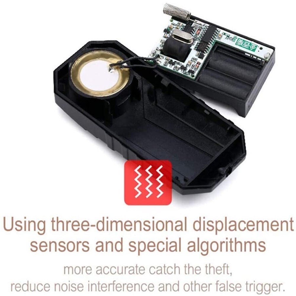 Bicycle Remote Control Siren Wireless Bike Lock Waterproof Security System Anti-theft Bicycle Light Accessories