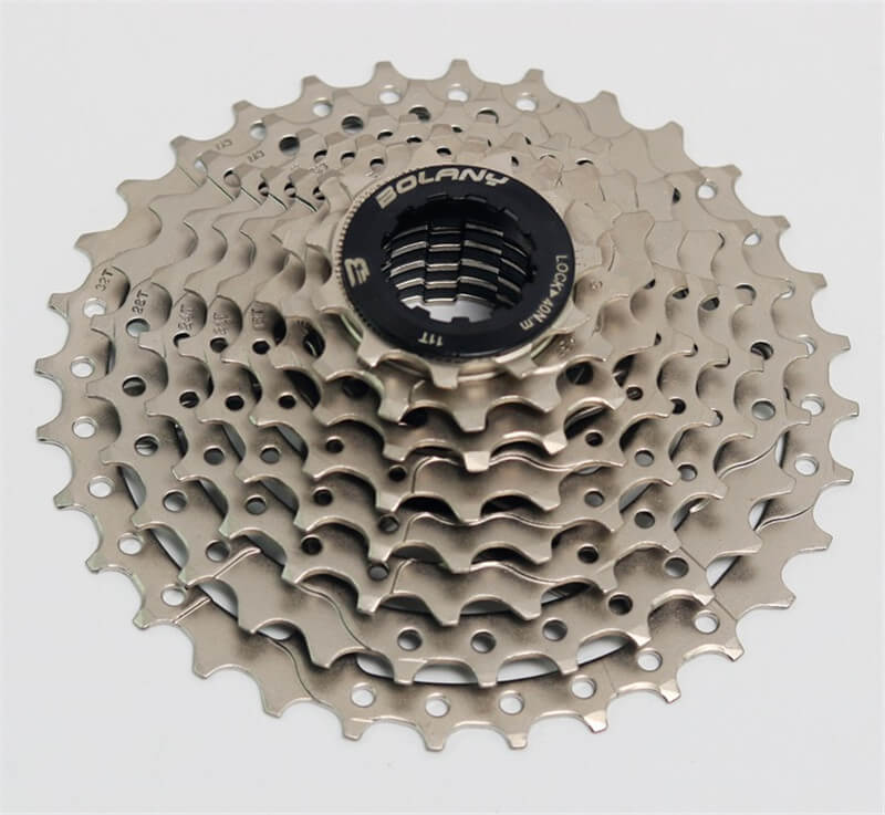 BOLANY MTB Mountain Bicycle Freewheel With 8 Speed 11-32T Bike Sprocket Cassette Freewheel Silver Ultra light