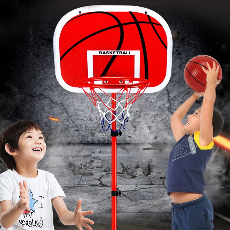 Children Height Adjustable Portable Basketball System Basketball Hoop Indoor Sports Toy ASD88