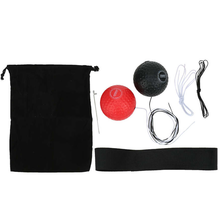 boxing ball set boxing mounted adjustable PU foam ball sports fitness equipment ball red ball