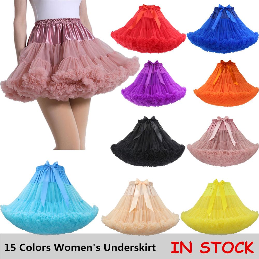 Hongfuyu rokken dames pluizige tutu petticoat onderrok volwassen sexy minirok hoge empire ballet rok jupon bruiloft accessoires