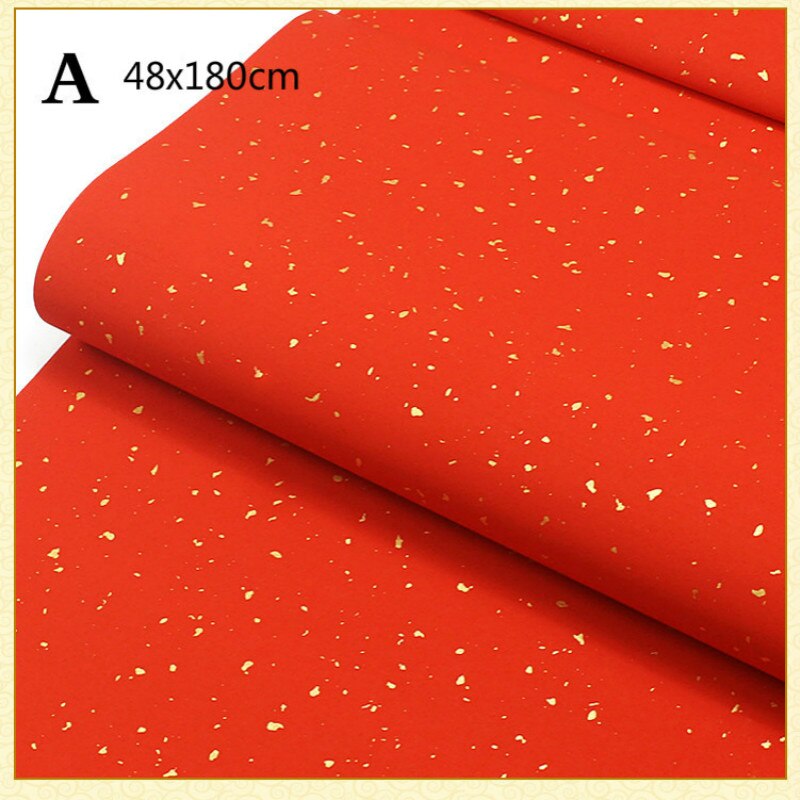 Calligraphy Paper Chinese Rice Paper Xuan Paper for Paper Cutting Chinese Spring Festival Couplets Red Rice Papier Rijstpapier