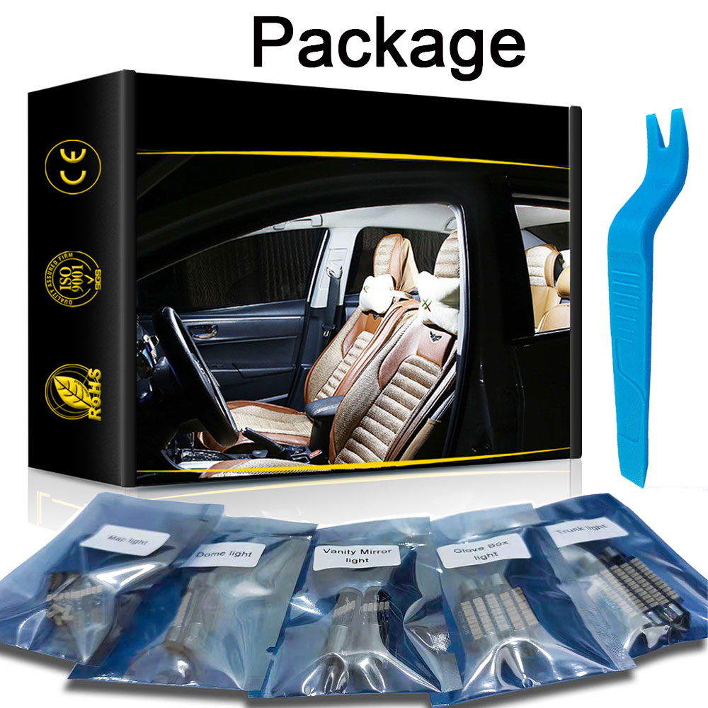 Para Volkswagen VW Passat B5 B6 B7 B8 B4 CC variante Tuning 1998 2006 2007 luz LED Interior de coche bombillas interiores Canbus