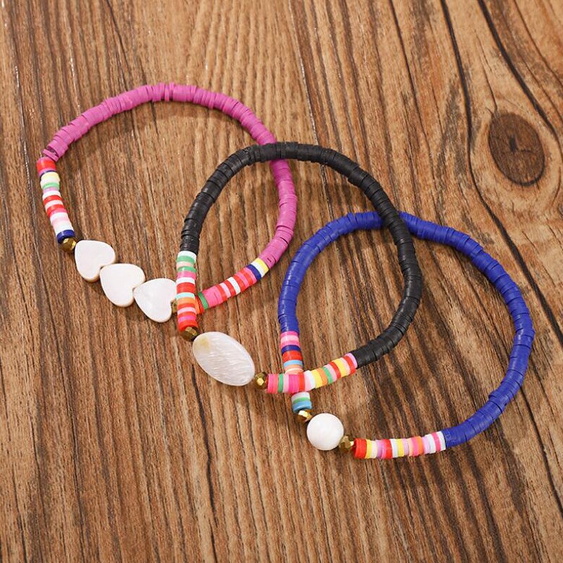 Afrikanske perle perle halskæde kvinder mænd boheme farverig ler heishi choker halskæder boho handamde smykker