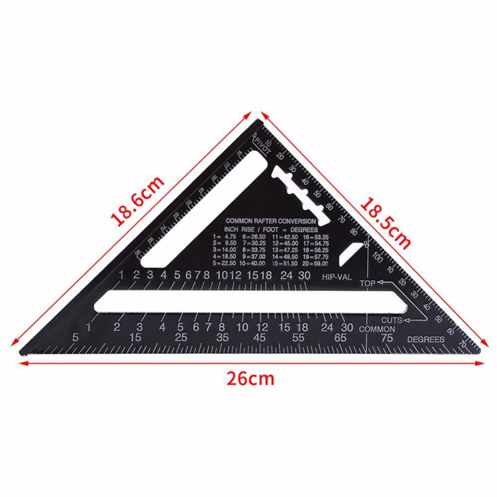 Foldable Multi Angle Ruler Template 4 Folding Measuring Tool Instrument