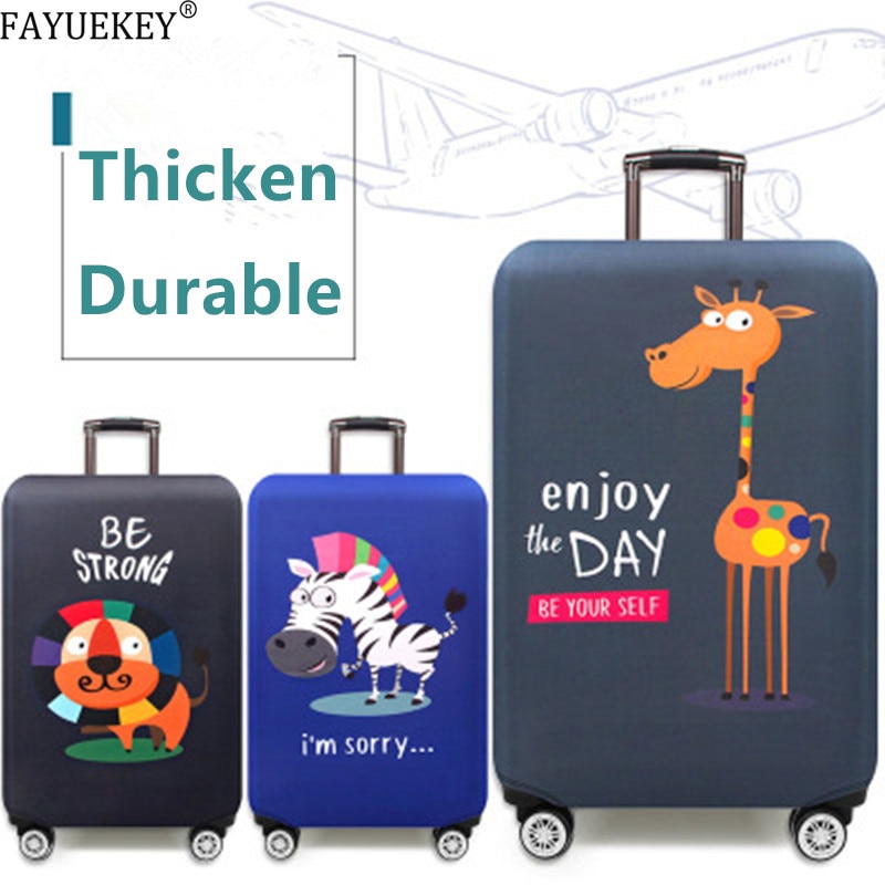 Tier druck flamingos Gepäck Schutz Abdeckungen Reise Zubehör Verdicken Elastische Anti-staub Siutcase Abdeckung Trolley Fall Abdeckung