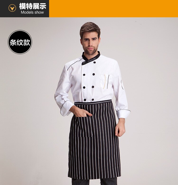 Delantales de Chef para restaurante, cocina, camareros, prons, pick color