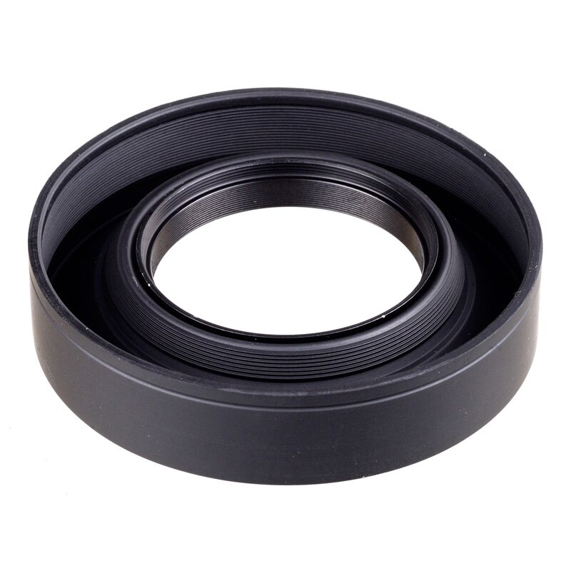 3 in 1 Stage 3-Stage Rubber Collapsible Lens Hood 49 52 55 58 62 67 72 77 82mm for Canon Nikon Sony Pentax Olympus DSLR Camera