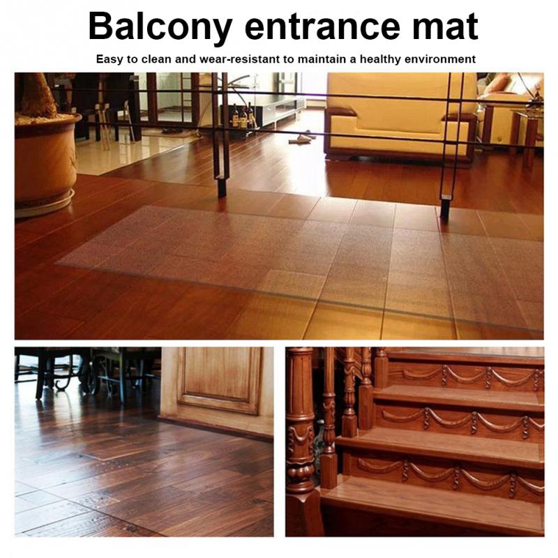 Hall pvc transparent rektangel hotell sovrum solid golvskydd hemmakontor vardagsrum anti rep för matta stol matta