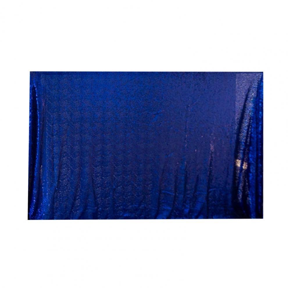Sequin Tablecloth Shiny Polyester Party Table Cover Exquisite Detailed Party Table Cover for Hotel Dining Table Cover: Royal Blue