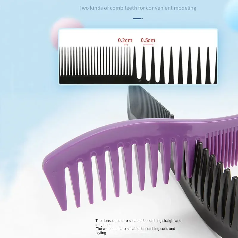 Haar Kamm Professionelle Friseur Friseur Breiten Zahn Zwei Seite Haar Pinsel Männer Kämme Frisur Frauen Barbershop Haar Styling Werkzeug