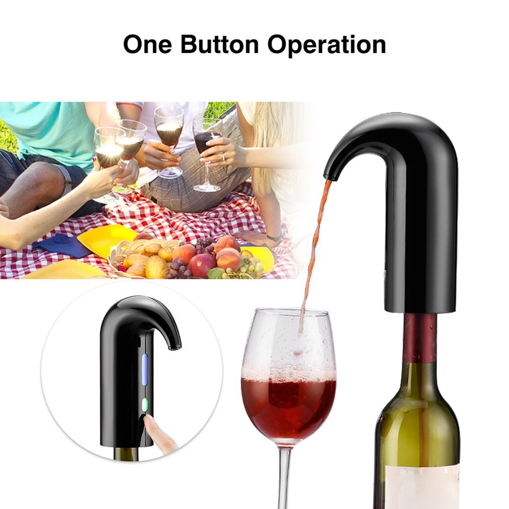 Portable electric wine pourer Smart Wine Decanter Automatic Red Wine Pourer Aerator Decant Bar Accessorier Dispenser Wine Tools